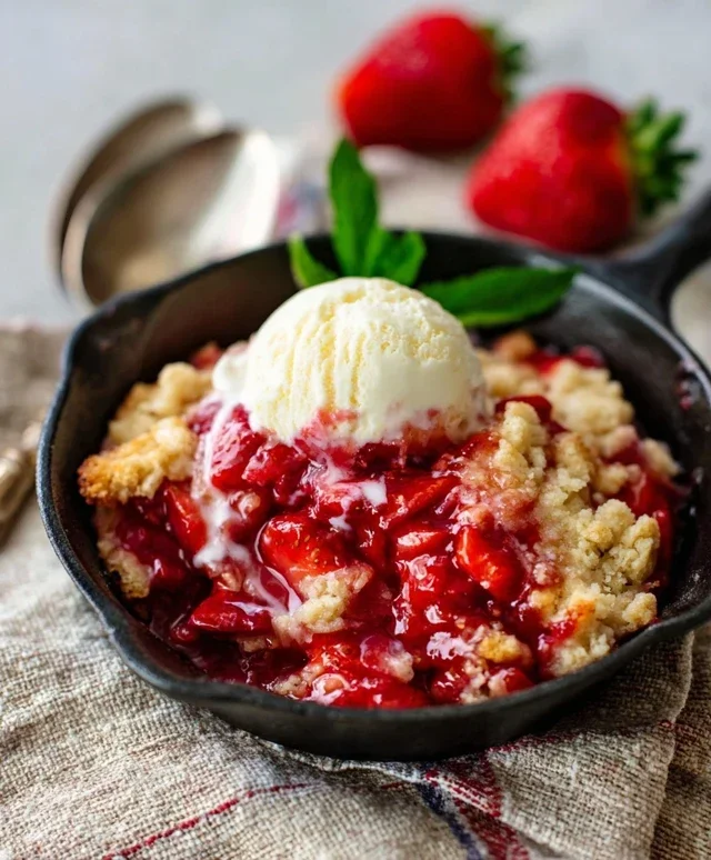 Strawberry Cobbler