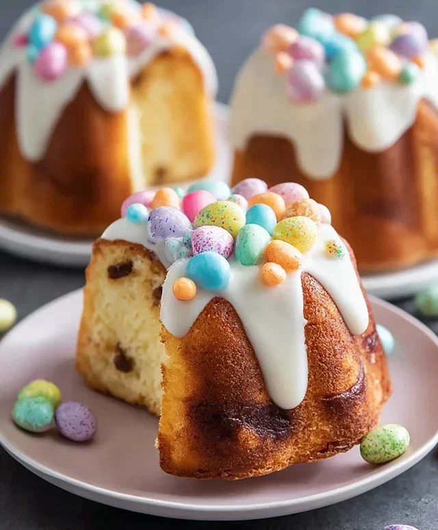 Surprise Inside Easter Bundt Cakes