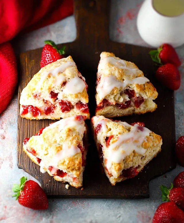 Strawberry Scones