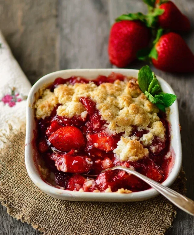 Strawberry Cobbler