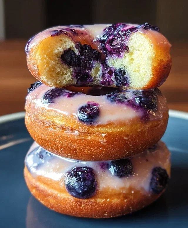 Keto Blueberry Donuts