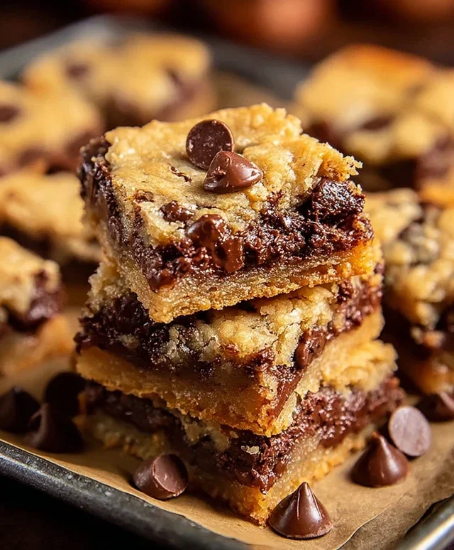 Gooey Chocolate Chip Cookie Bars