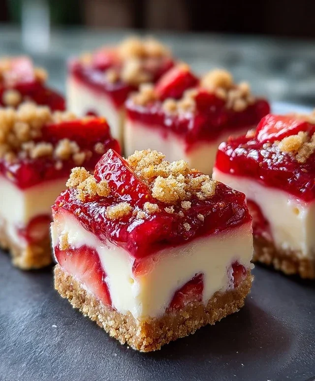 Strawberry Crunch Cheesecake Bites