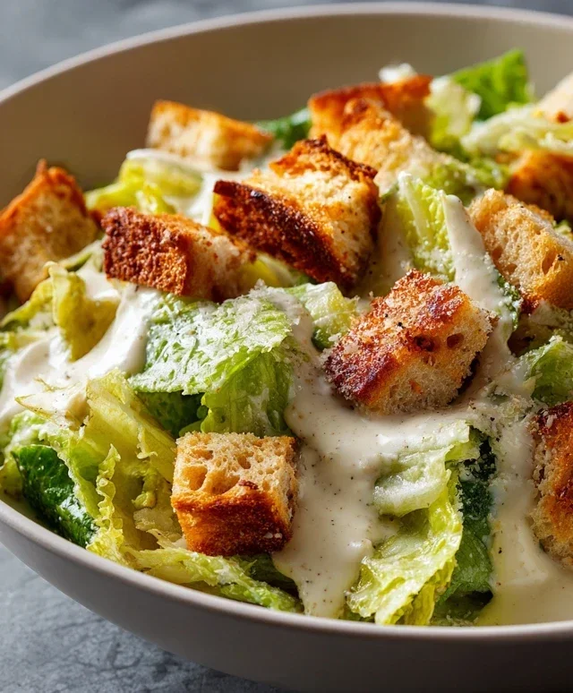 Caesar Salad Dressing (Classic, Creamy & 5 Minutes) 🥗